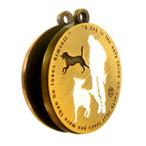 Best Friend Dog Id Tag Antique Gold Finish - Tags4Tails