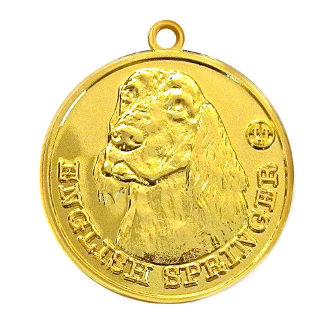 English Springer Dog Id Tag Gold Finish - Tags4Tails