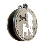 Best Friend Dog Id Tag Antique Silver Finish - Tags4Tails