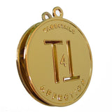 T4T Affection Dog Id Tag Gold Finish - Tags4Tails