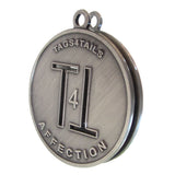 T4T Affection Dog Id Tag Antique Silver Finish - Tags4Tails