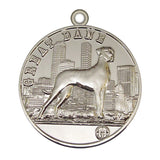Great Dane  Id Tag Silver Finish - Tags4Tails