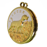 Pointer Dog Id Tag Gold Finish - Tags4Tails