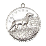 Pointer Dog Id Tag Silver Finish - Tags4Tails