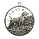 Pointer Dog Id Tag Antique Silver Finish - Tags4Tails