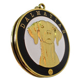 Dalmatian Dog Id Tag Gold Finish - Tags4Tails
