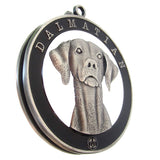 Dalmatian Dog Id Tag Antique Silver Finish - Tags4Tails