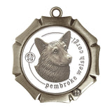 Pembroke Welsh Corgi Dog Id Tag Antique Silver Finish - Tags4Tails