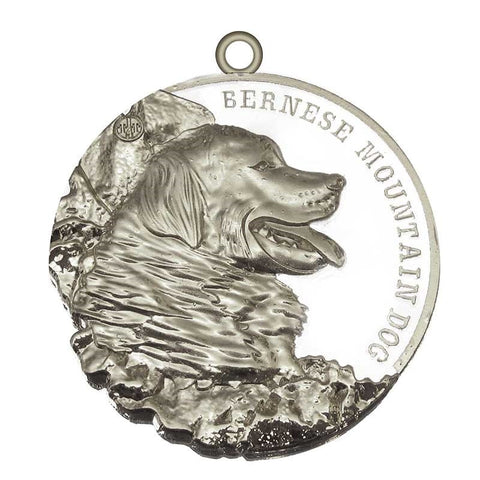 Bernese Mountain Dog Dog Id Tag Silver Finish - Tags4Tails