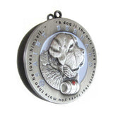 Saint Bernard Dog Id Tag Antique Silver Finish - Tags4Tails