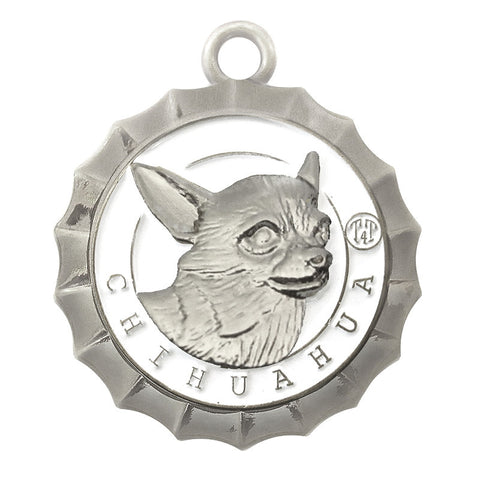 Chihuahua Id Tag Silver Finish - Tags4Tails