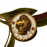 Poodle Dog Id Tag Antique Gold Finish - Tags4Tails
